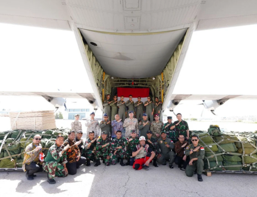 TNI Kirim 17,8 Ton bantuan Kemanusiaan ke Gaza via Airdrop